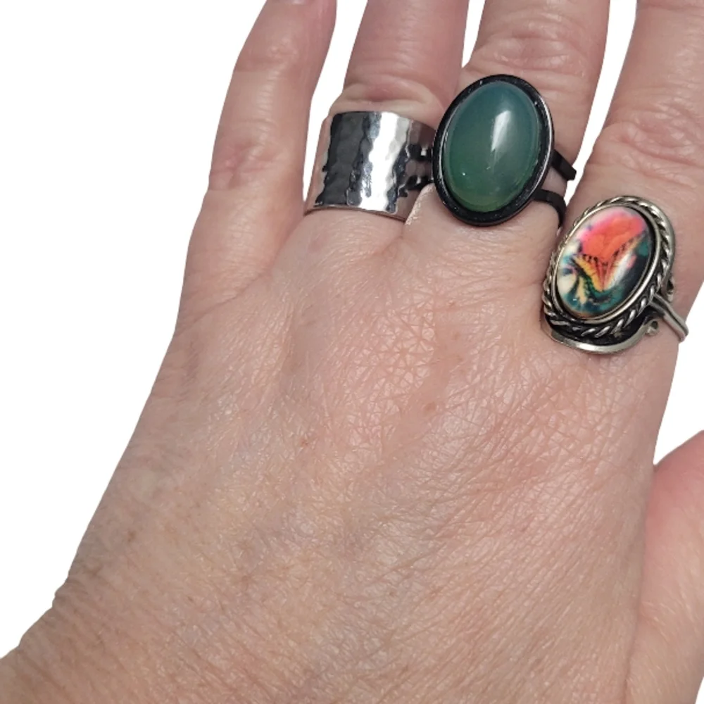 Charming Charlie Silver Wearable Tech Ring